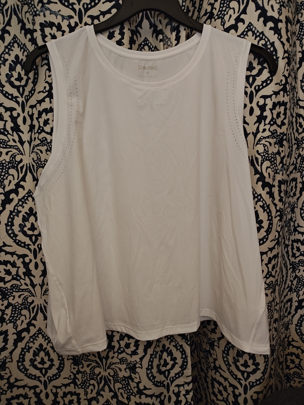 Staple White Sleeveless Active Tank Top - Spalding